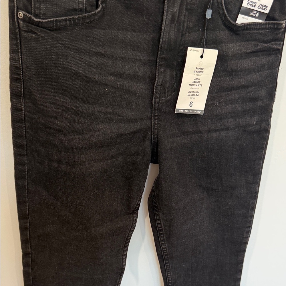 Camaieu Black Skinny Jeans for Women size 6 NWT - Picture 3 of 6